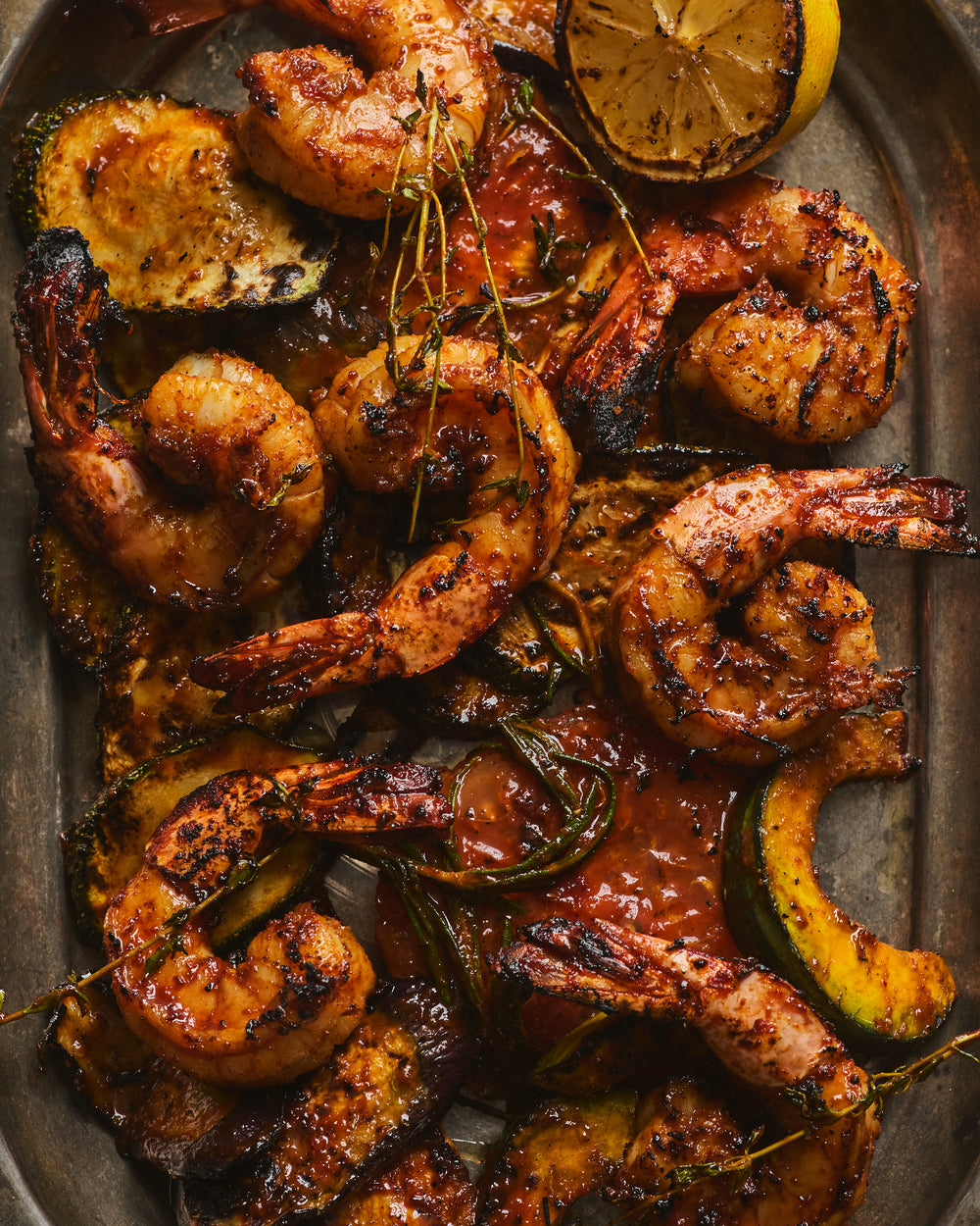 Marinated Gochujang Shrimp 