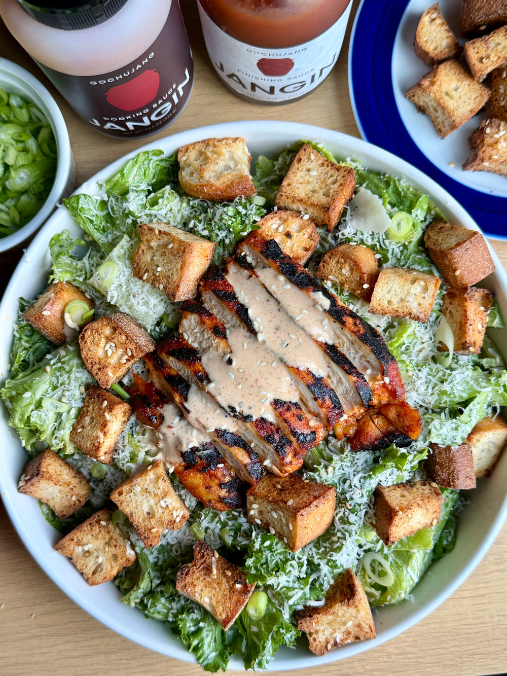 Gochujang Chicken Caesar Salad 